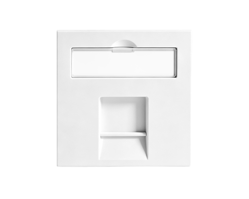 45×45mm Single-Port Modular Insert with Label Field