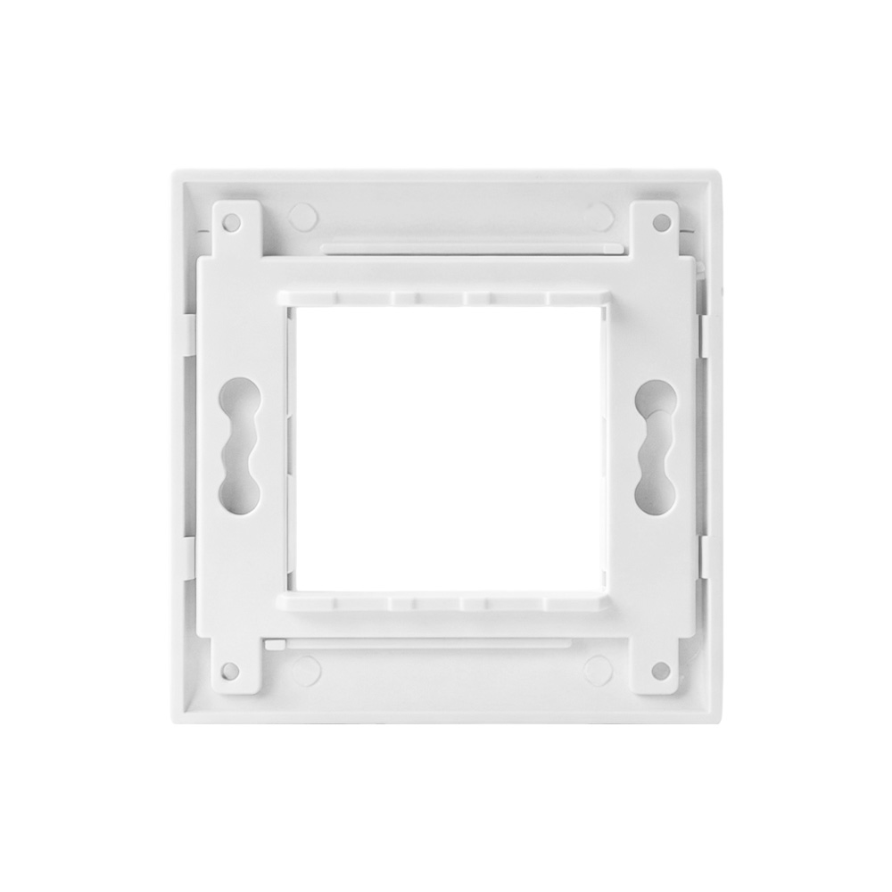 French-Style 80×80mm Universal Modular Faceplate Frame