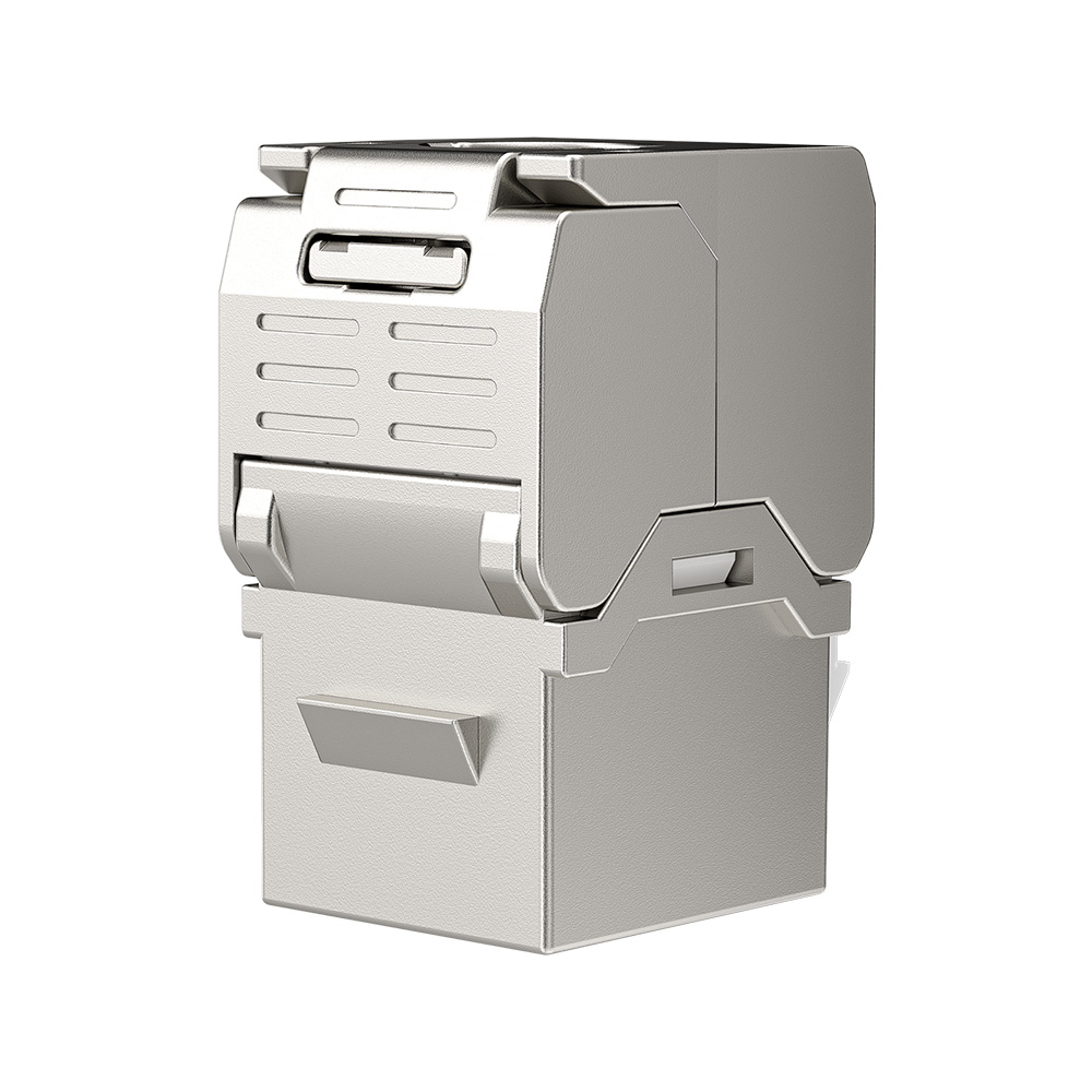 Ultra-Short Shielded RJ45 Keystone Jack