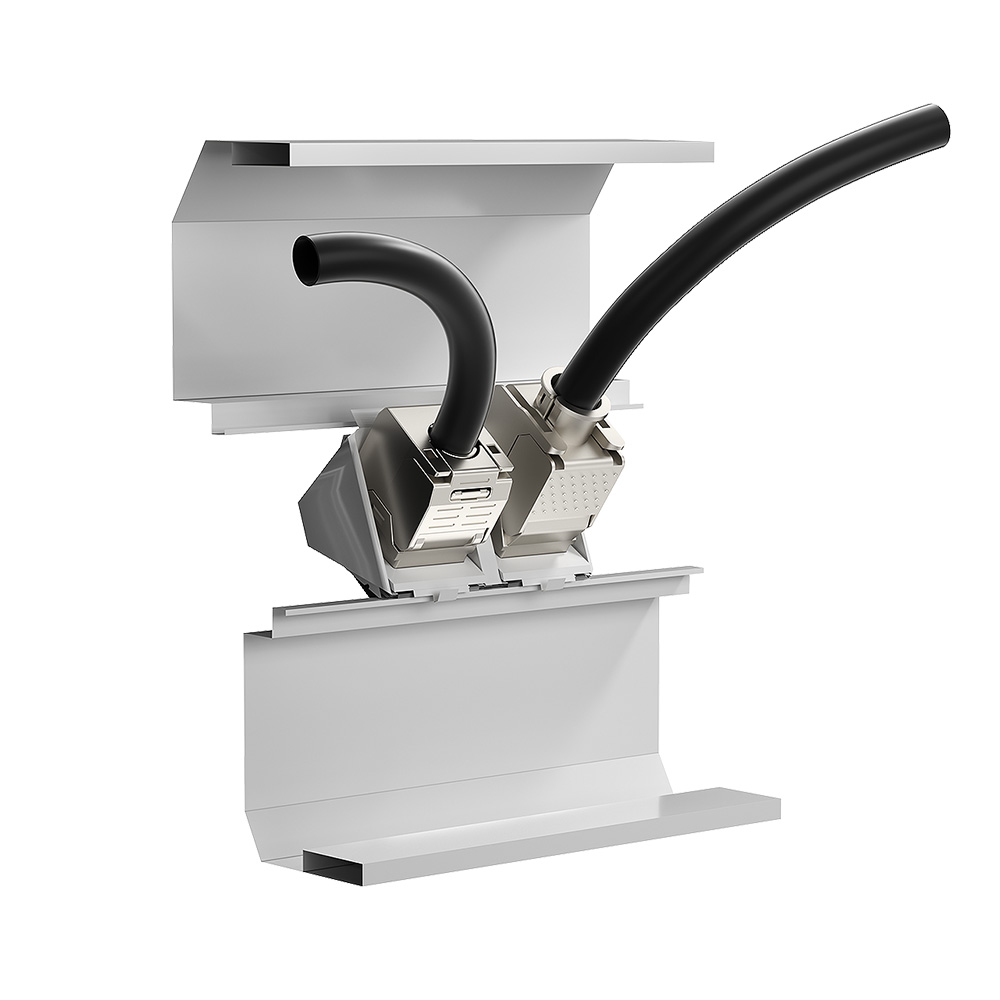 Ultra-Short Shielded RJ45 Keystone Jack