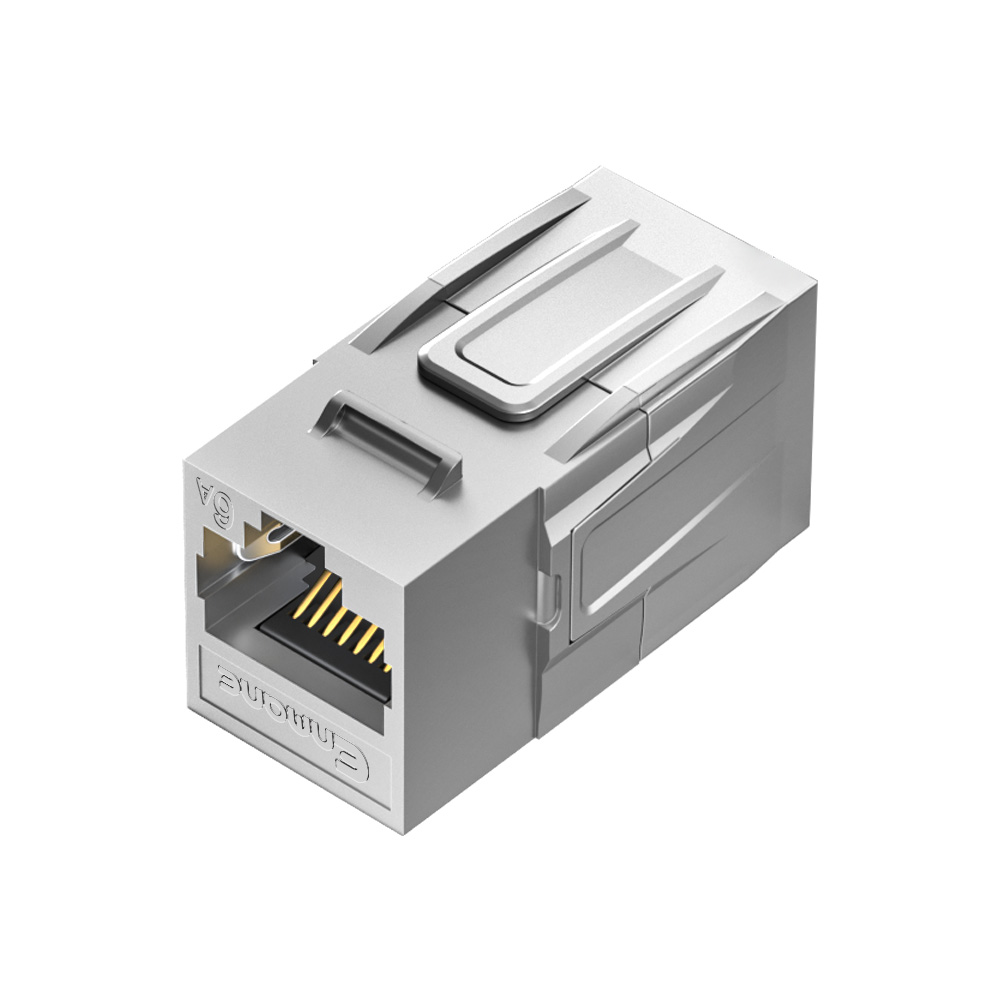 Shielded Cat.6A RJ45 In-Line Coupler