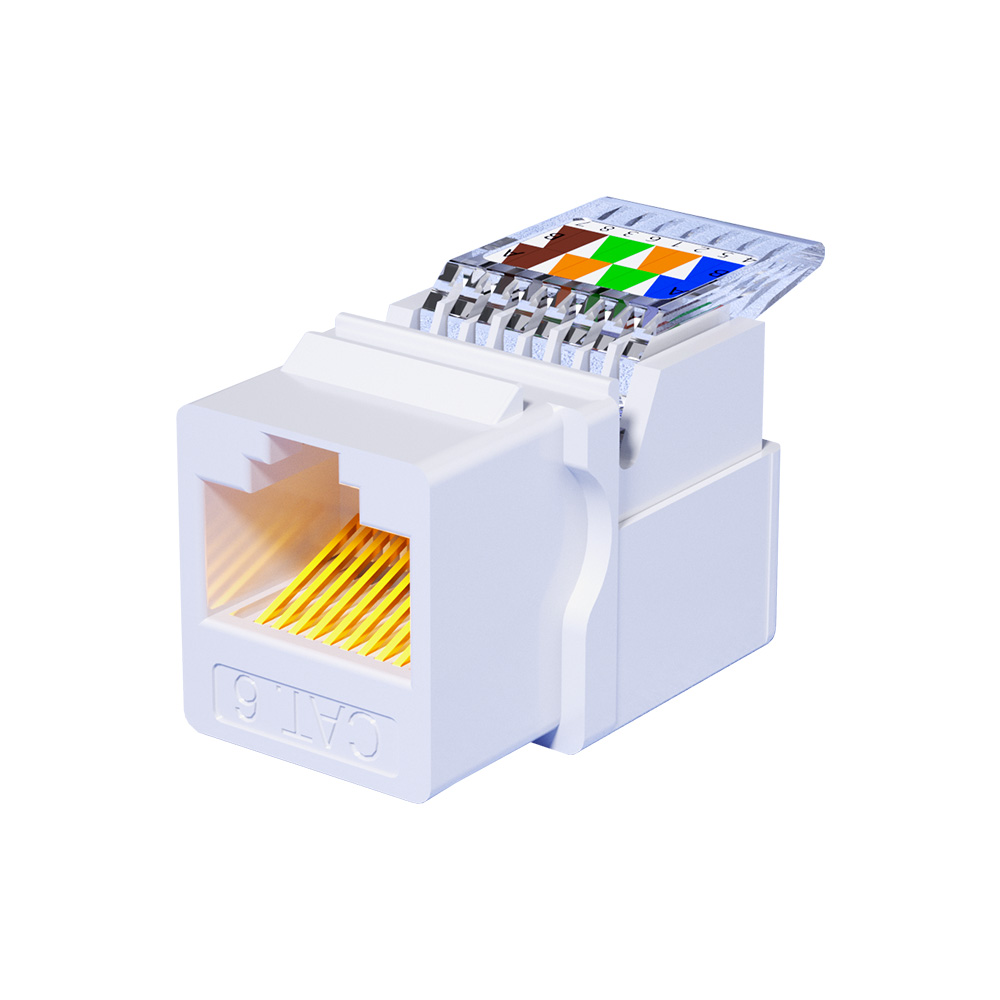 Ultra-Short Cat.6 UTP RJ45 Keystone Jack