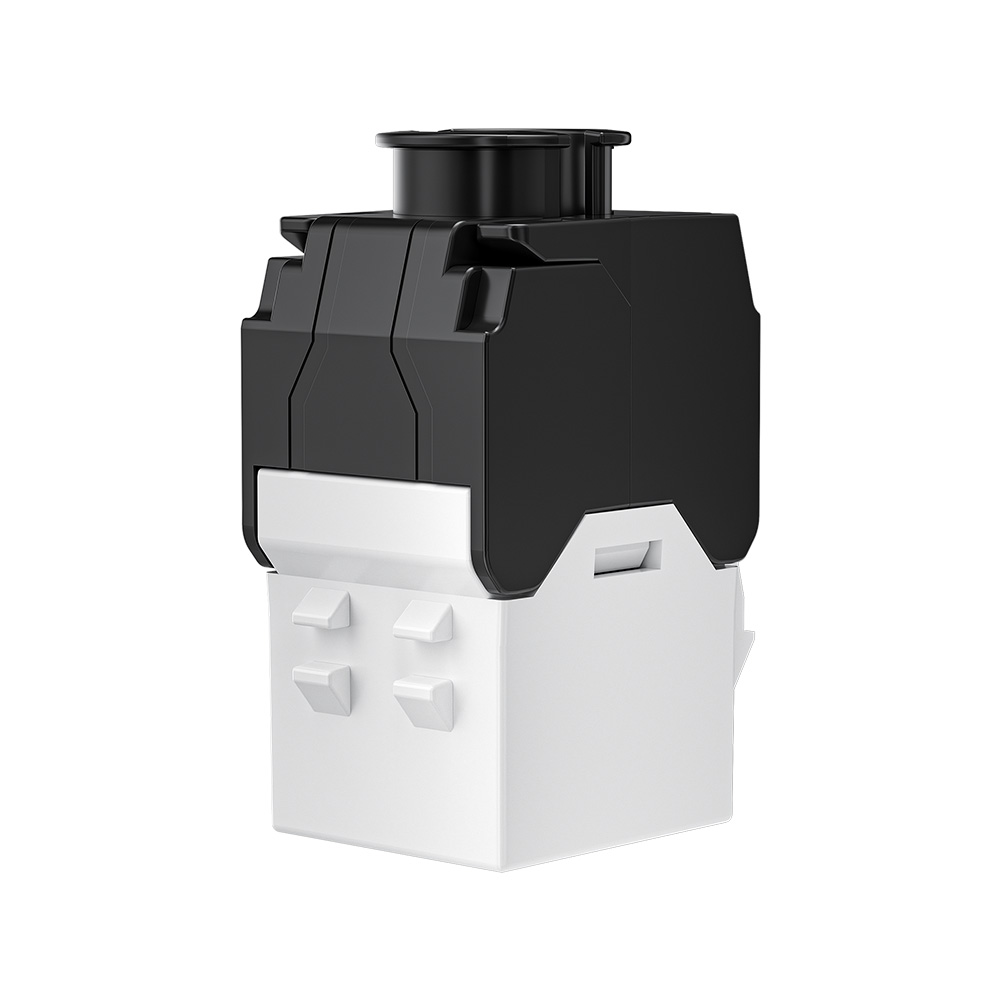 Wear-Resistant Ultra-Short Toolless UTP RJ45 Keystone Jack