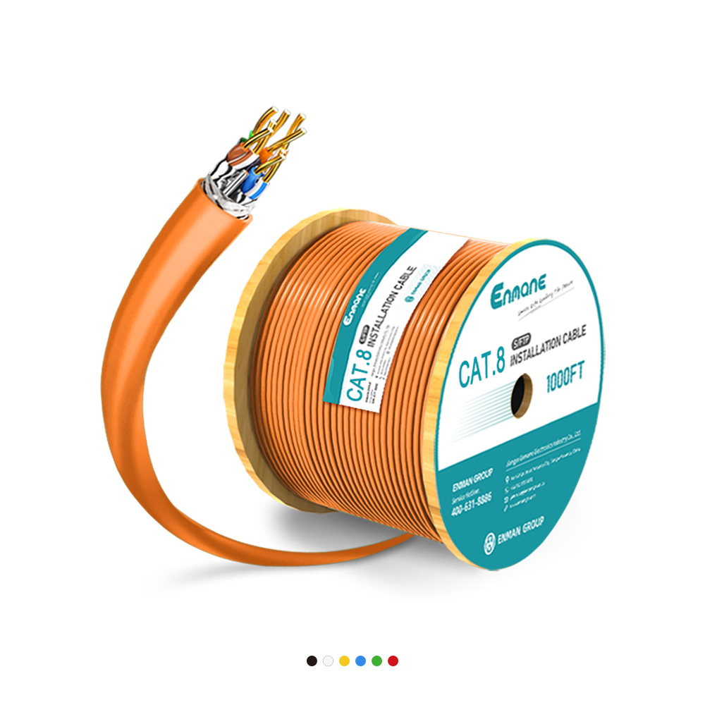 1000FT Cat.6A/Cat.7/Cat.8 Shielded Ethernet Cable