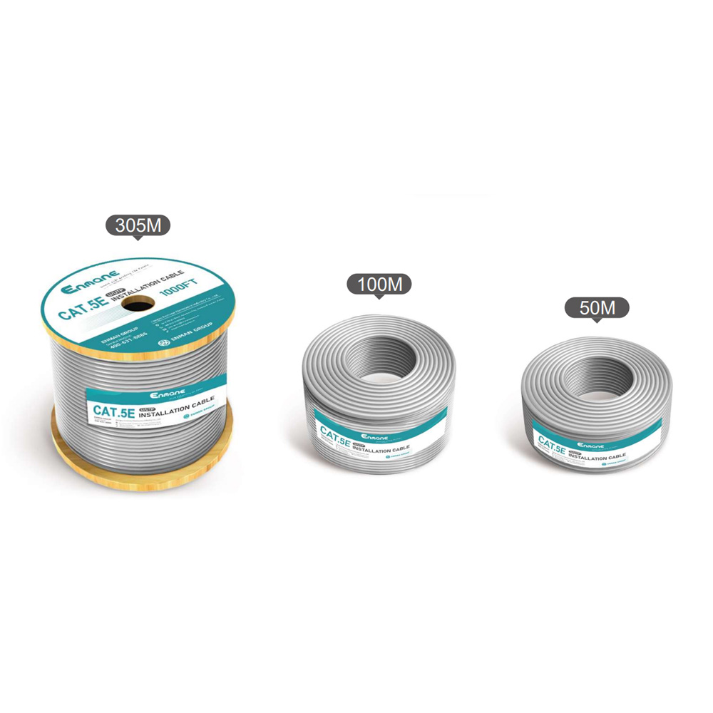 1000FT Cat.5e PVC Indoor/Outdoor Ethernet Cable