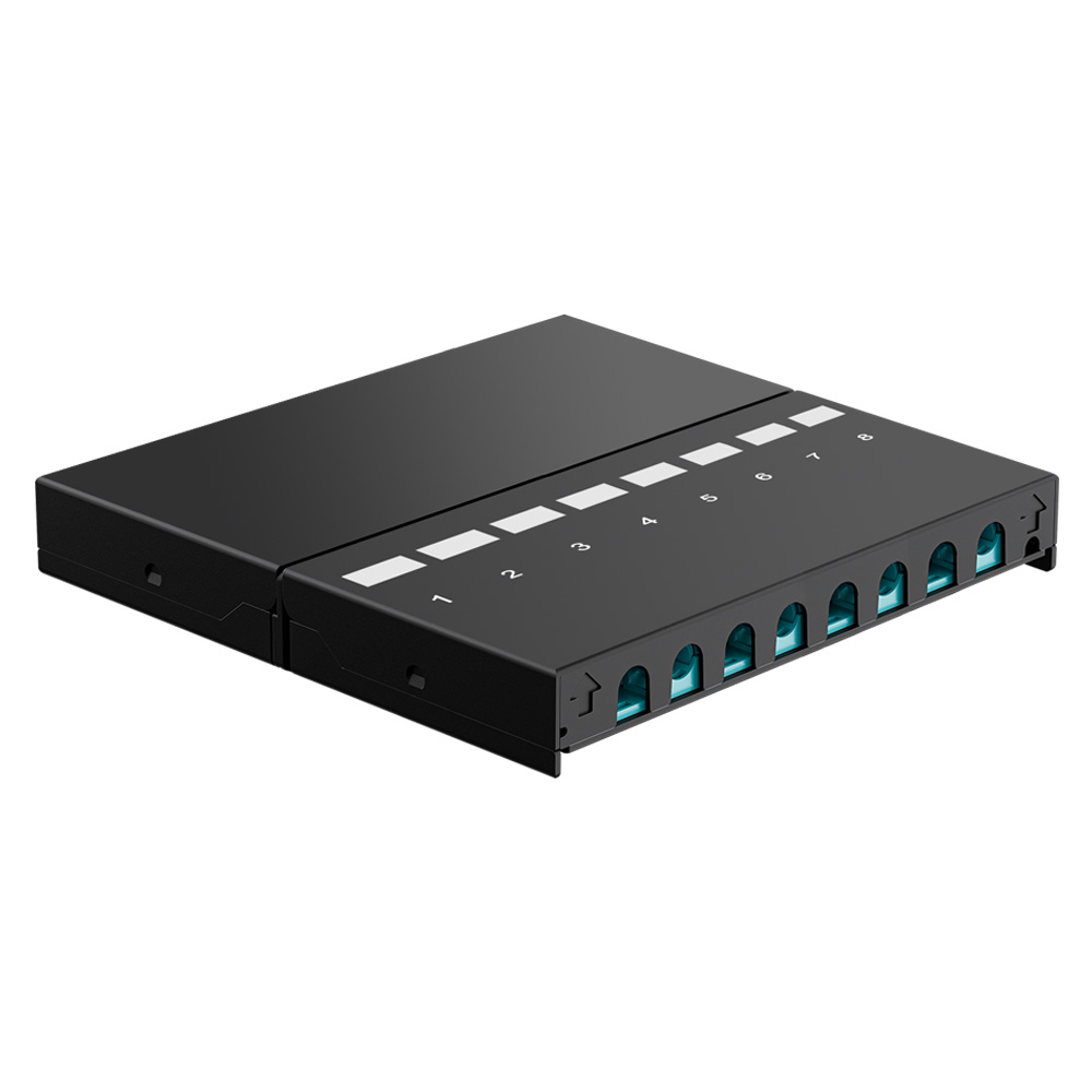 Desktop 0.5U 8 Port Blank Patch Panel