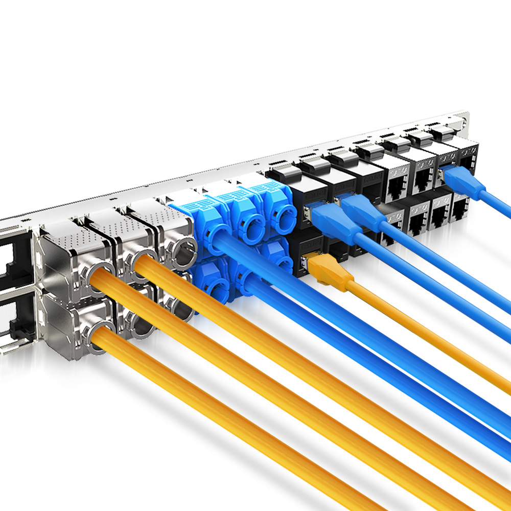1U 48 Port FTP Blank Patch Panel for 19-Inch Racks