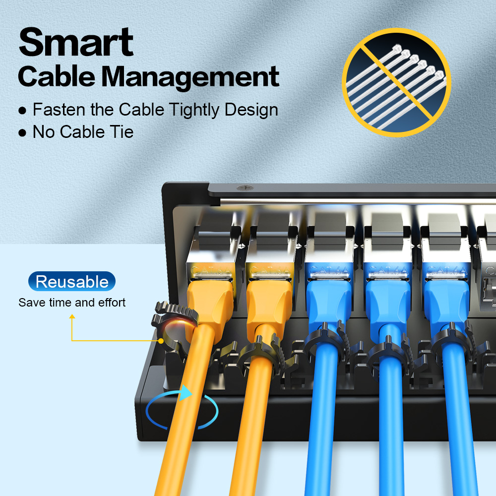 1U 12 Port-FTP Blank Patch Panel