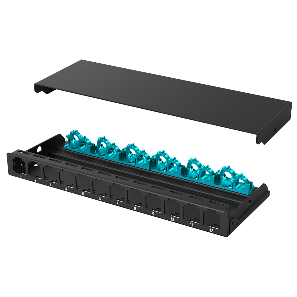 0.5U 12 Port-Blank Patch Panel