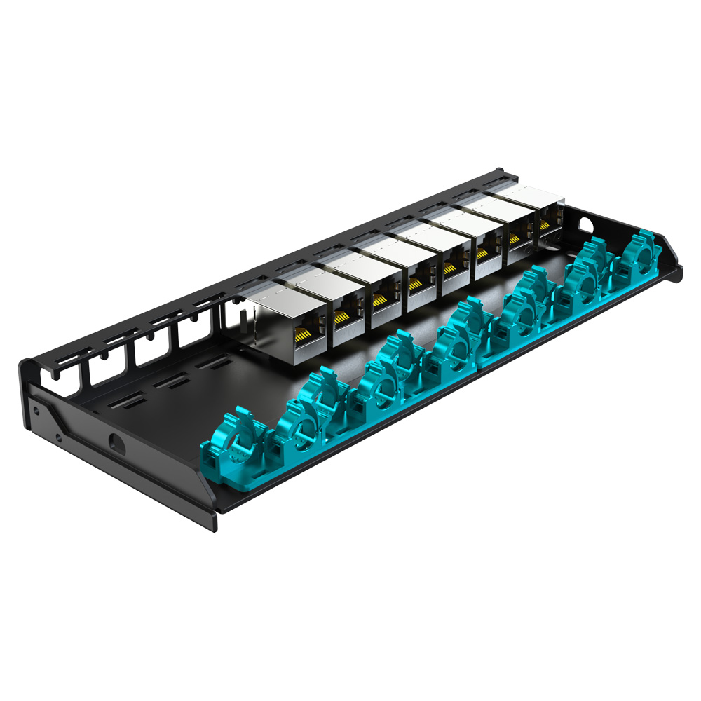0.5U 12 Port-Blank Patch Panel
