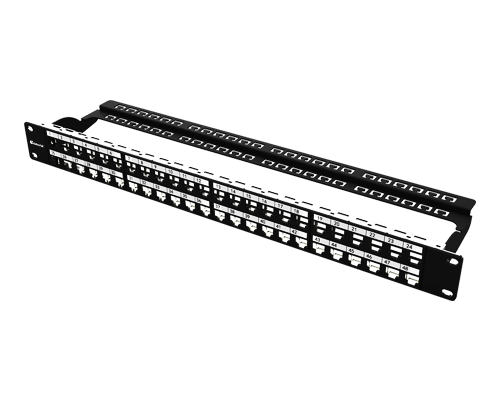 1U 48 Port-FTP Blank Patch Panel