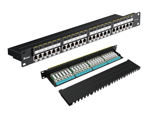 1U 24 Port-Integrated UTP Patch Panel