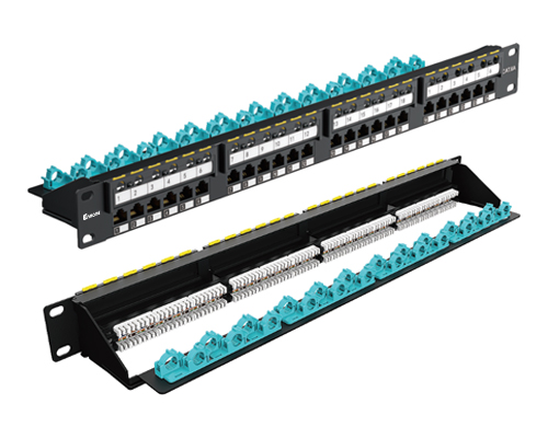 1U 24 Port-Integrated UTP Patch Panel