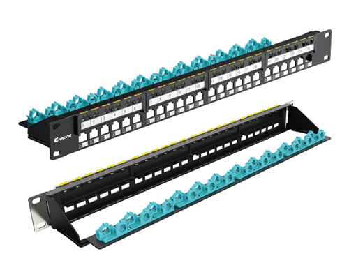 1U 24 Port-Integrated Blank Patch Panel