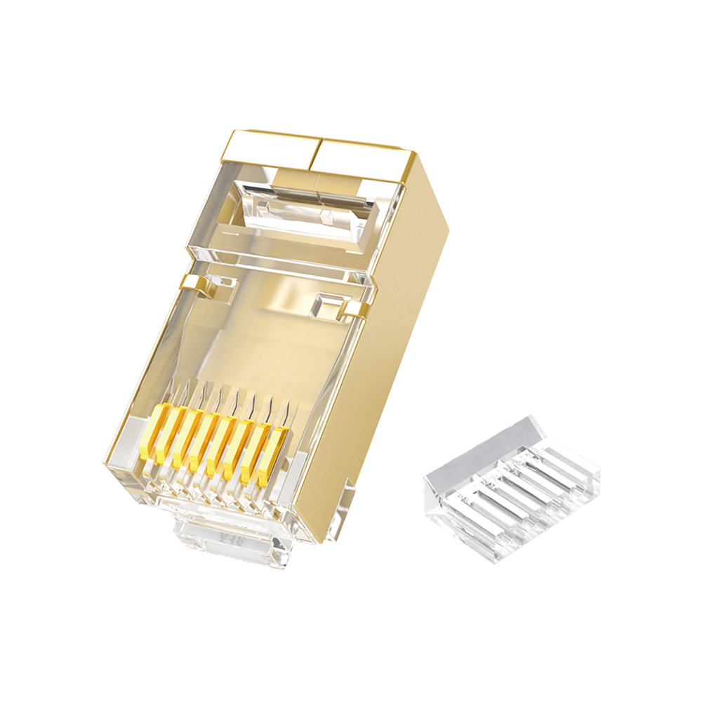 Shielded 8P8C FTP RJ45 Modular Plug with Load Bar