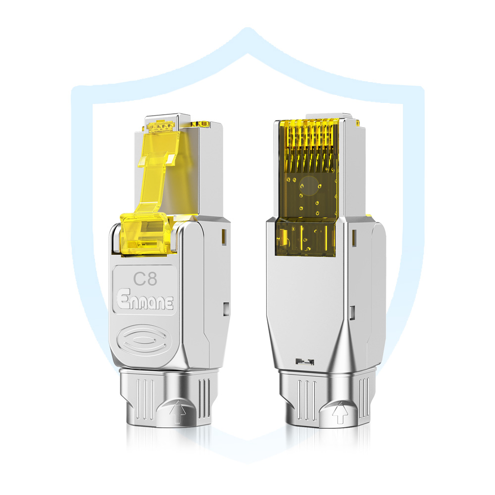 Ultra-Short Toolless Shielded FTP RJ45 Modular Plug