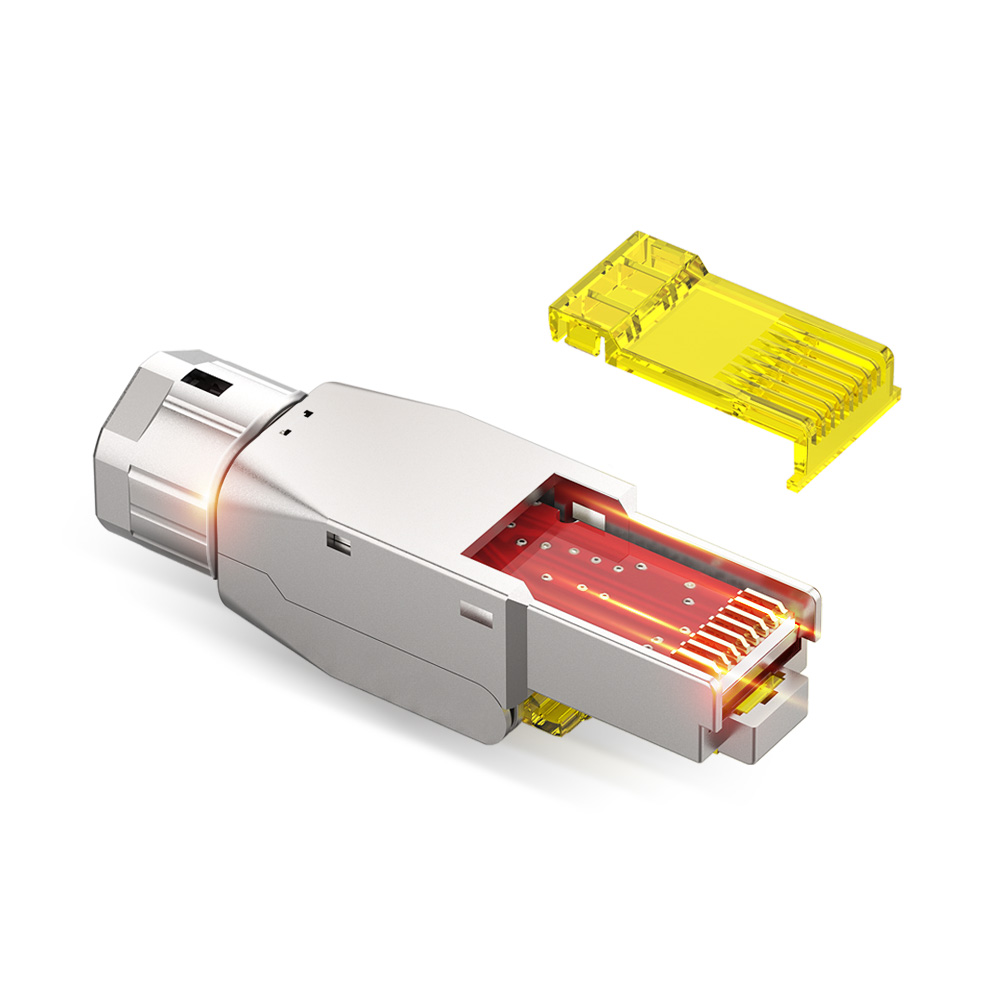 Toolless Shielded FTP RJ45 Modular Plug