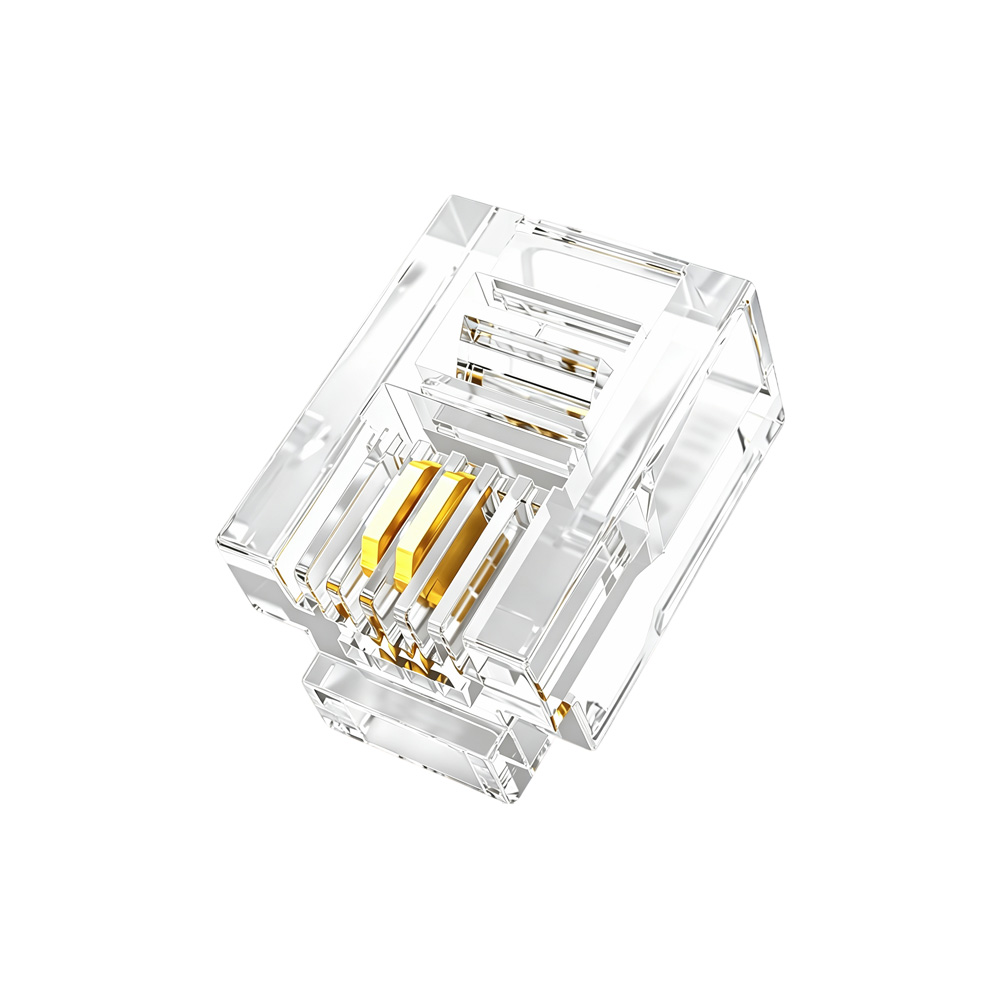 6P2C RJ11 Telephone Modular Plug