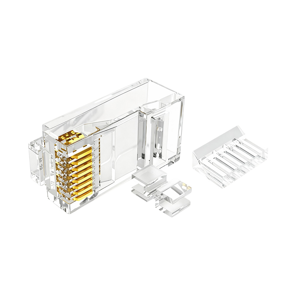 Unshielded 8P8C UTP RJ45 Modular Plug with Conductor Guide