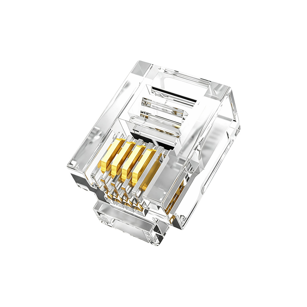 6P4C RJ11 Telephone Modular Plug