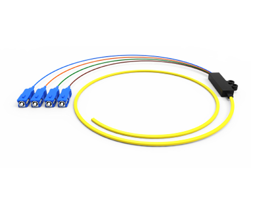 SC 4 Core Fiber Optic Pigtail