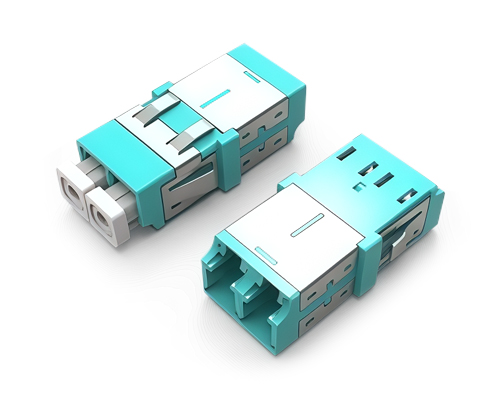 LC/APC Duplex Fiber Optic Adapter